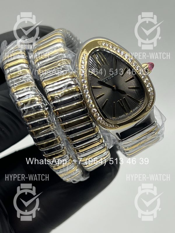 Фото 4 - Bvlgari Serpenti Tubogas 35mm Steel Grey Art 11746