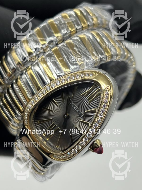 Фото 6 - Bvlgari Serpenti Tubogas 35mm Steel Grey Art 11746