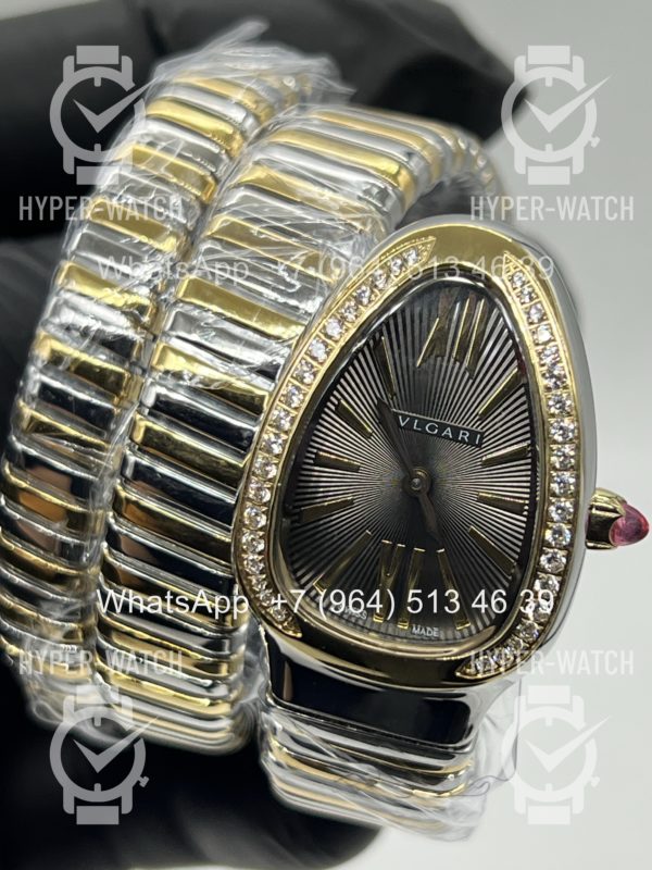 Фото 7 - Bvlgari Serpenti Tubogas 35mm Steel Grey Art 11746