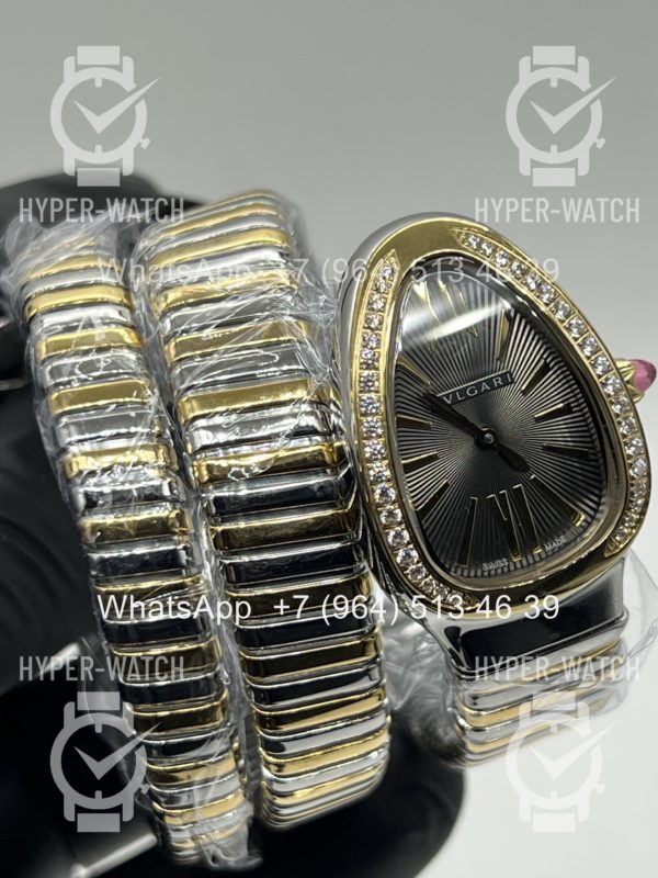 Фото 8 - Bvlgari Serpenti Tubogas 35mm Steel Grey Art 11746