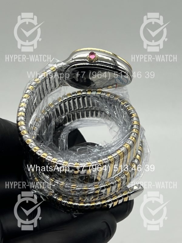 Фото 15 - Bvlgari Serpenti Tubogas 35mm Steel Grey Art 11746