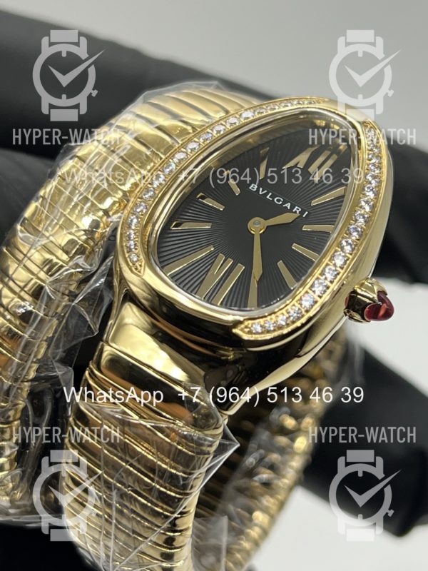 Фото 3 - Bvlgari Serpenti Tubogas 35mm Yellow Black Art 11748