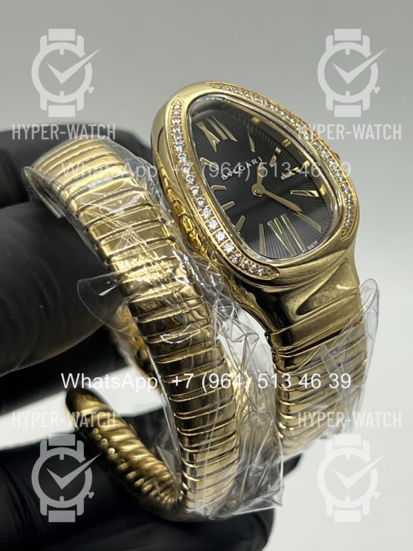 Фото 8 - Bvlgari Serpenti Tubogas 35mm Yellow Black Art 11748