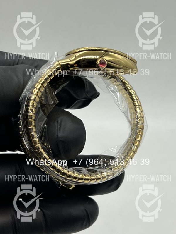 Фото 10 - Bvlgari Serpenti Tubogas 35mm Yellow Black Art 11748