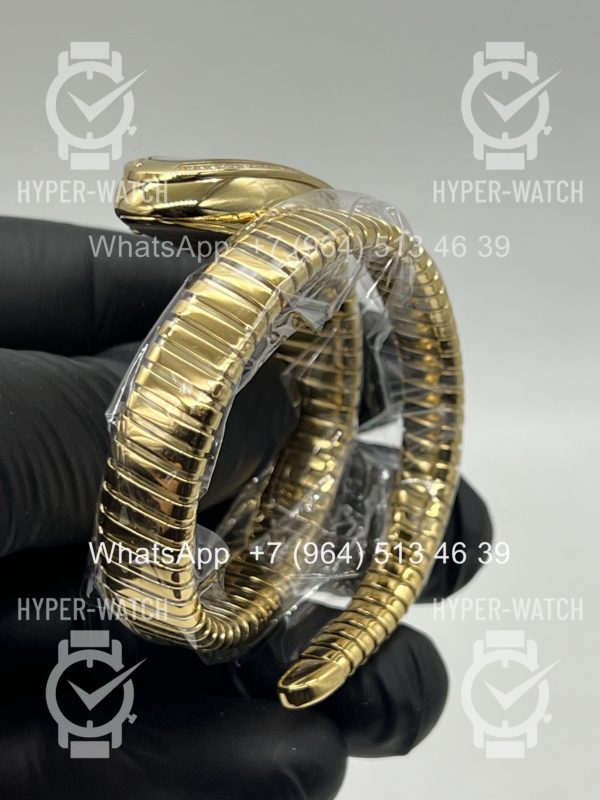 Фото 12 - Bvlgari Serpenti Tubogas 35mm Yellow Black Art 11748