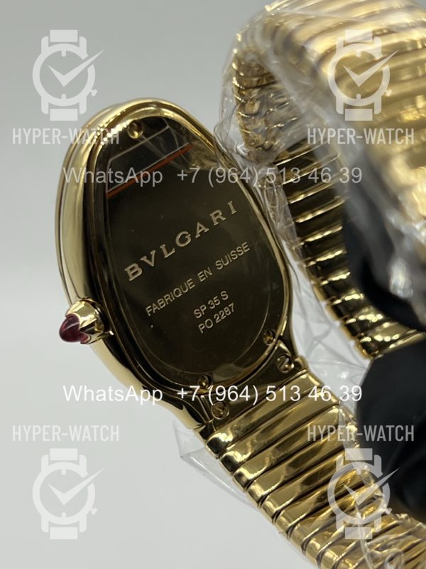 Фото 14 - Bvlgari Serpenti Tubogas 35mm Yellow Black Art 11748