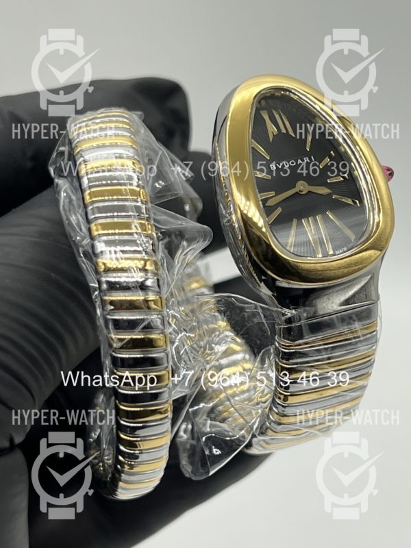 Фото 3 - Bvlgari Serpenti Tubogas 35mm Steel Black Art 11749