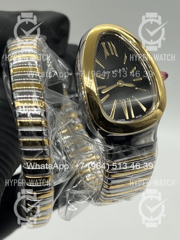 Фото 7 - Bvlgari Serpenti Tubogas 35mm Steel Black Art 11749