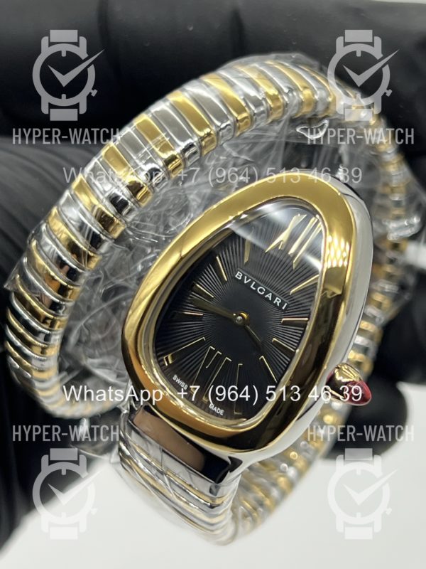Фото 8 - Bvlgari Serpenti Tubogas 35mm Steel Black Art 11749