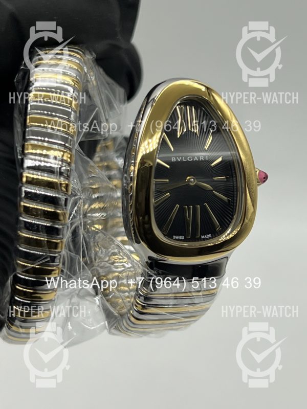 Фото 12 - Bvlgari Serpenti Tubogas 35mm Steel Black Art 11749