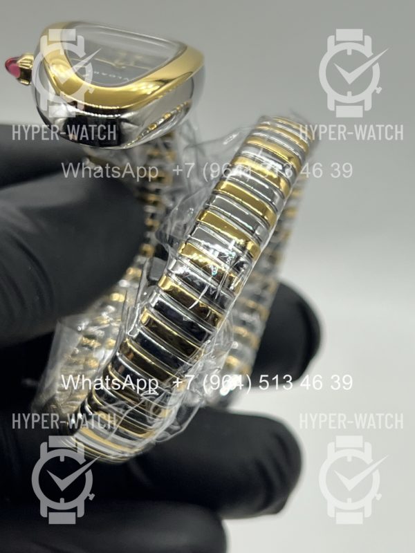 Фото 15 - Bvlgari Serpenti Tubogas 35mm Steel Black Art 11749