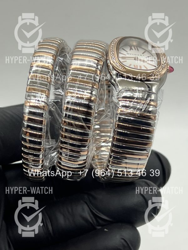 Фото 15 - Bvlgari Serpenti Tubogas 35mm 103149 Steel