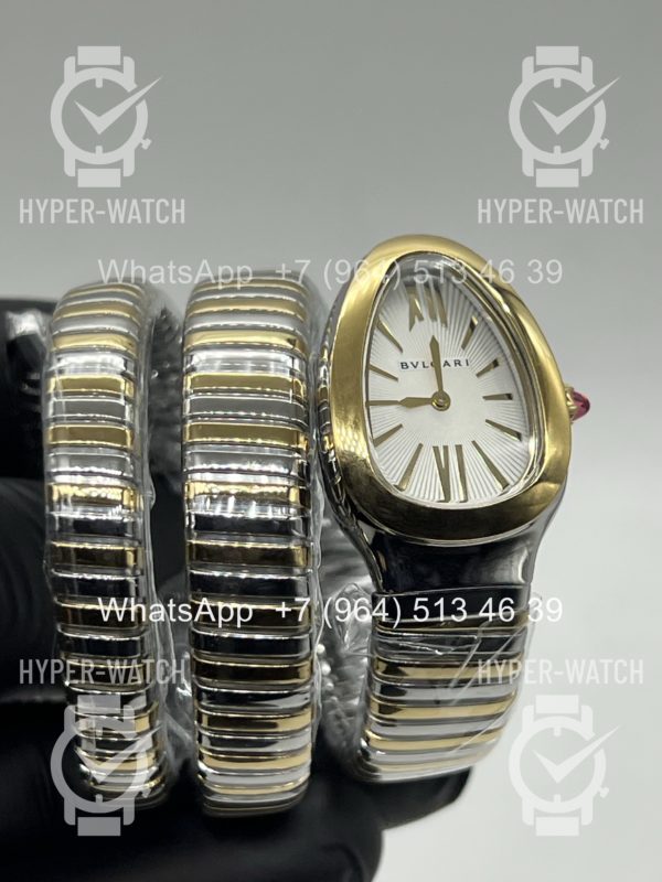 Фото 5 - Bvlgari Serpenti Tubogas 35mm Yellow Steel