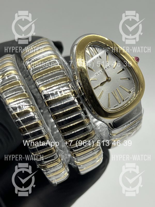 Фото 7 - Bvlgari Serpenti Tubogas 35mm Yellow Steel
