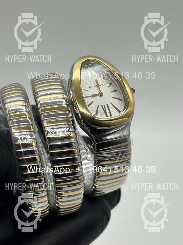 Фото 10 - Bvlgari Serpenti Tubogas 35mm Yellow Steel