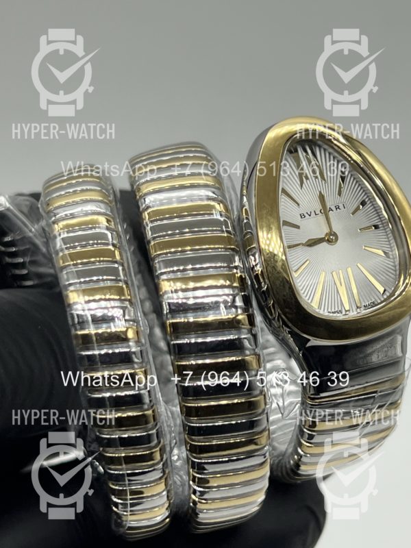 Фото 11 - Bvlgari Serpenti Tubogas 35mm Yellow Steel
