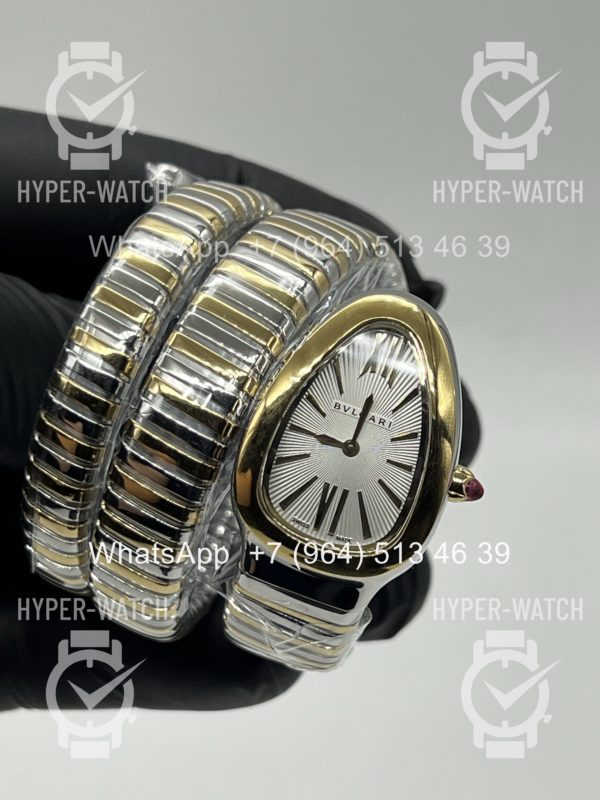 Фото 12 - Bvlgari Serpenti Tubogas 35mm Yellow Steel