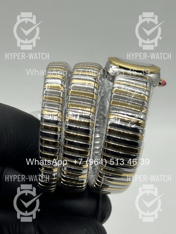 Фото 13 - Bvlgari Serpenti Tubogas 35mm Yellow Steel
