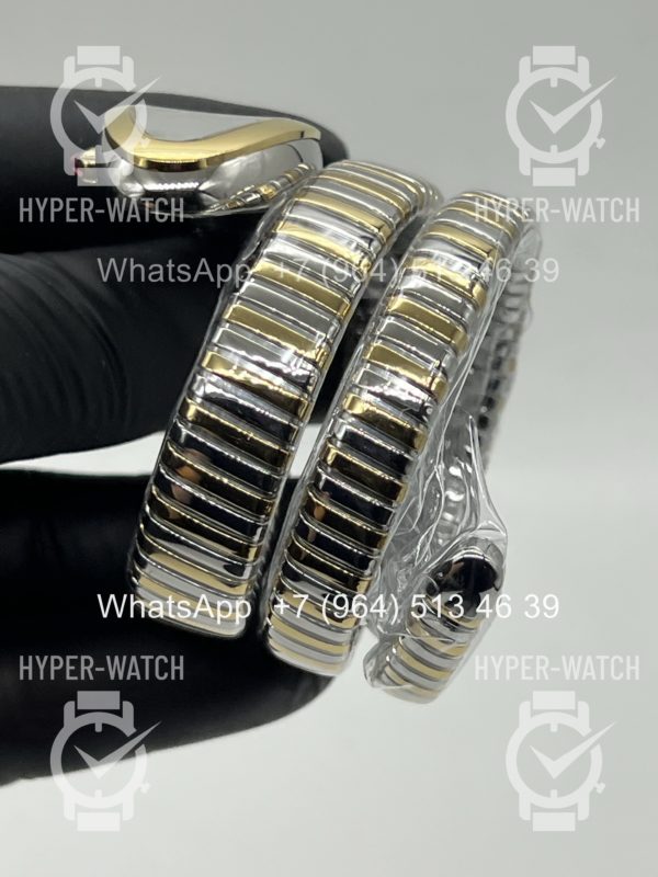Фото 15 - Bvlgari Serpenti Tubogas 35mm Yellow Steel