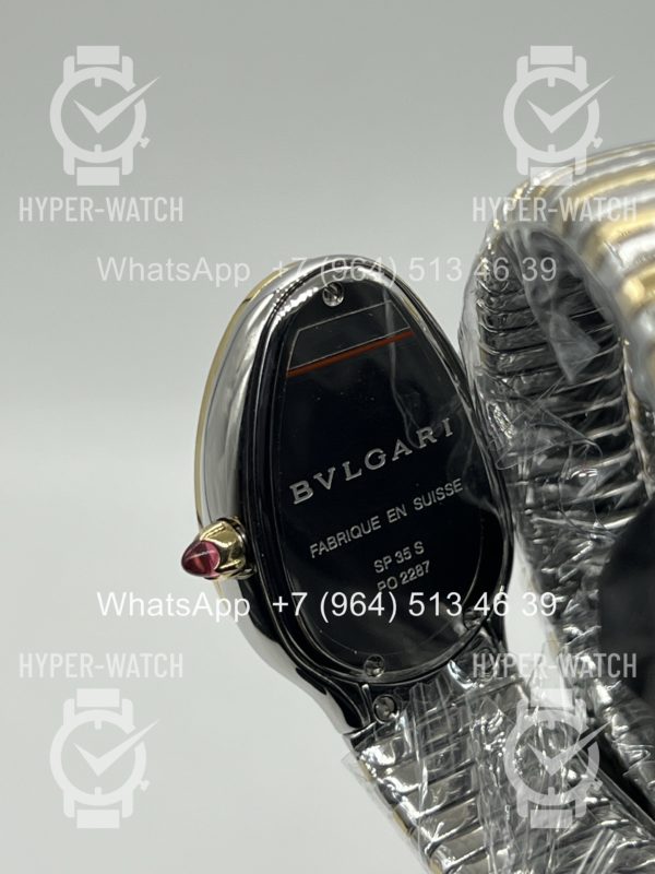 Фото 19 - Bvlgari Serpenti Tubogas 35mm Yellow Steel