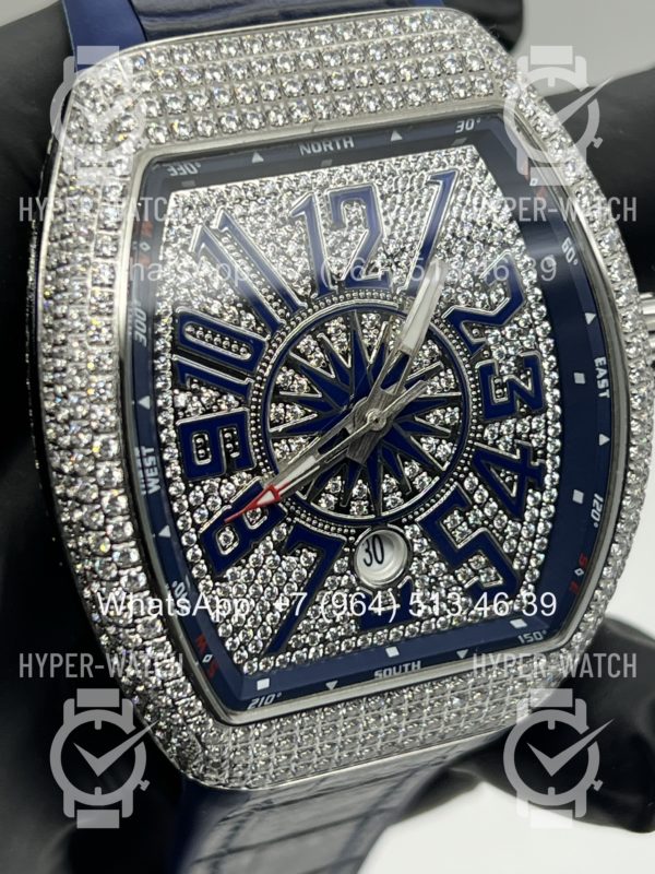 Фото 3 - Franck Muller Vanguard V 45 SC DT Blue Steel