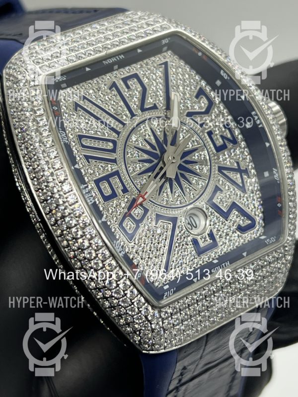 Фото 4 - Franck Muller Vanguard V 45 SC DT Blue Steel