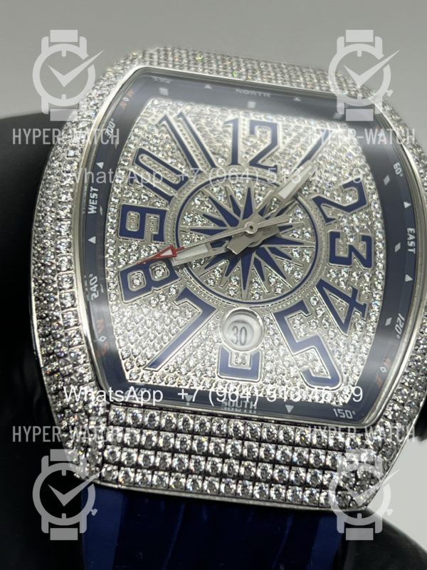 Фото 5 - Franck Muller Vanguard V 45 SC DT Blue Steel