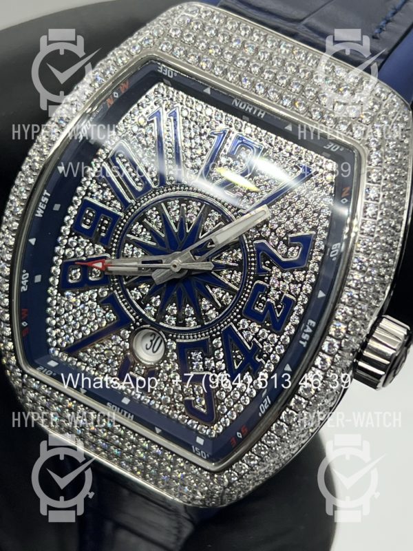 Фото 7 - Franck Muller Vanguard V 45 SC DT Blue Steel