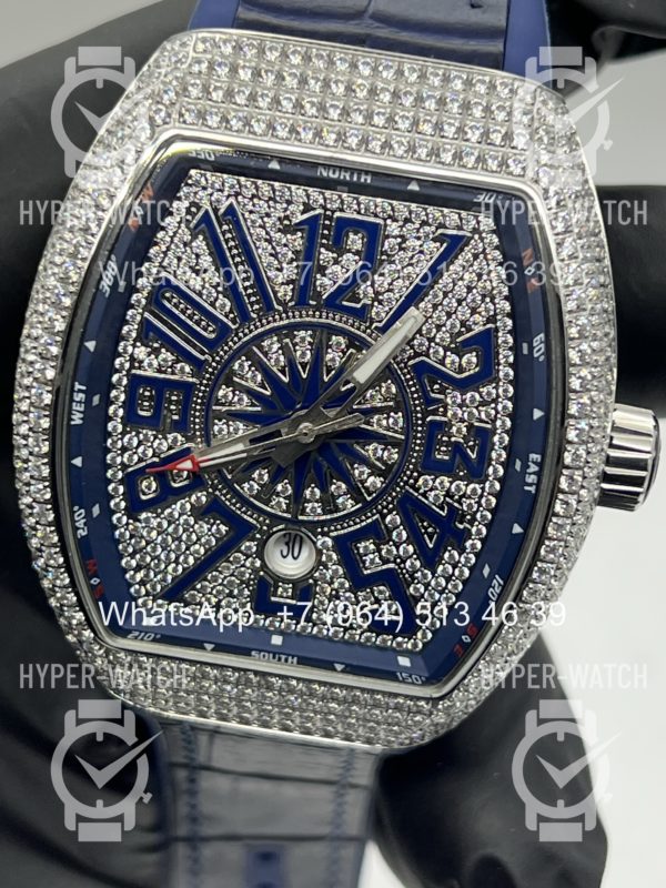 Фото 8 - Franck Muller Vanguard V 45 SC DT Blue Steel