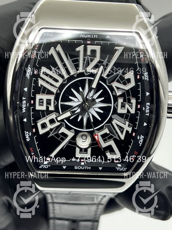 Фото 10 - Franck Muller Vanguard Yachting V 45 SC DT YACHTING AC NR Steel