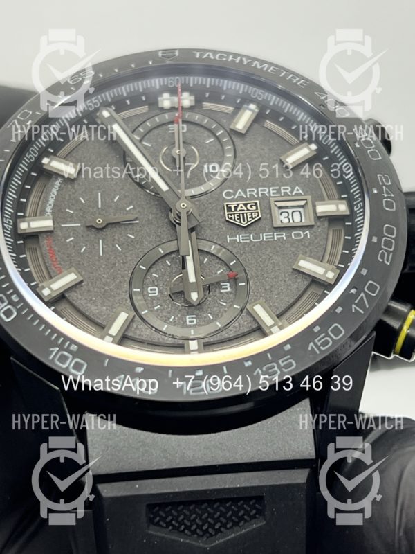 Фото 5 - TAG Heuer Carrera 43mm CAR201J.FT6087 Steel