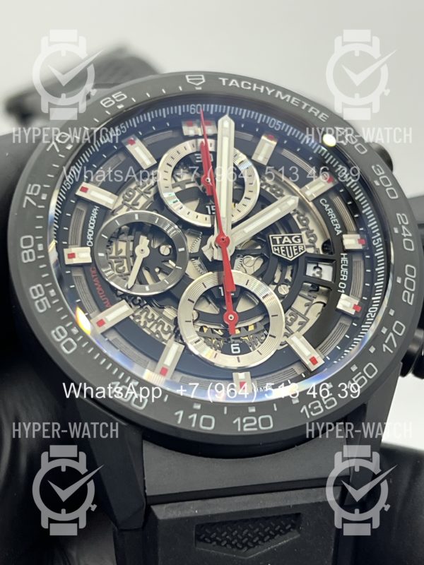 Фото 3 - TAG Heuer Carrera 43mm CAR2090.FT6088 Black