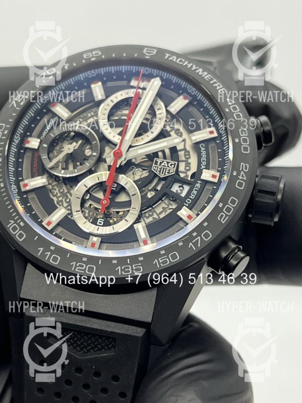 Фото 4 - TAG Heuer Carrera 43mm CAR2090.FT6088 Black