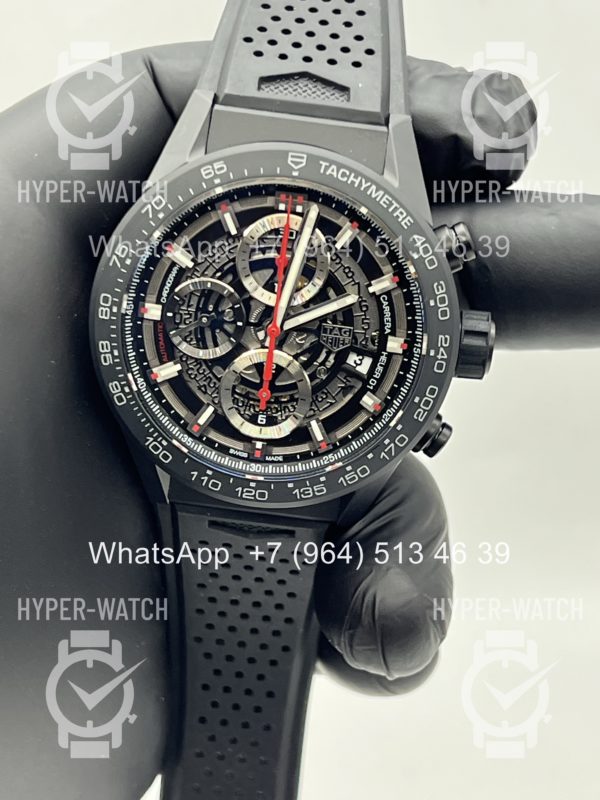 Фото 7 - TAG Heuer Carrera 43mm CAR2090.FT6088 Black