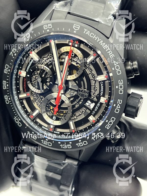 Фото 2 - TAG Heuer Carrera 43mm CAR2090.BH0729 Black
