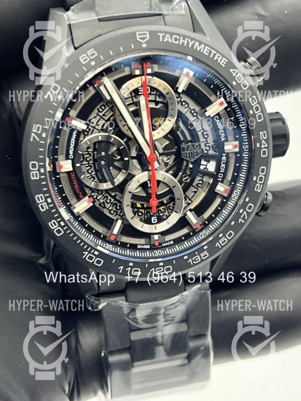 Фото 3 - TAG Heuer Carrera 43mm CAR2090.BH0729 Black