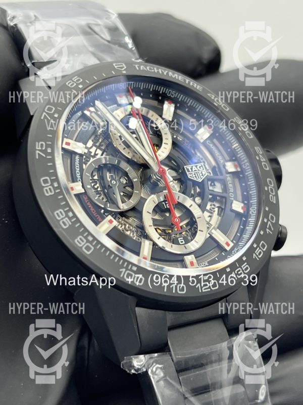 Фото 7 - TAG Heuer Carrera 43mm CAR2090.BH0729 Black