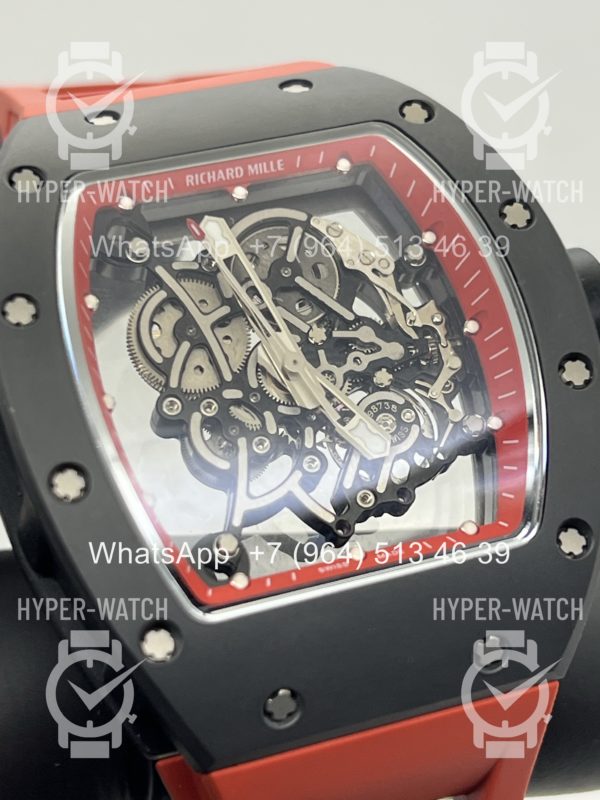 Товар Richard Mille RM 055 Black Red Art 12186 Фото 3 - Richard Mille RM 055 Black Red Art 12186
