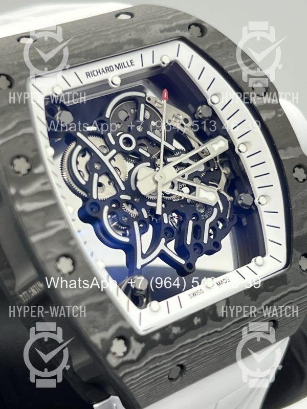 Фото 5 - Richard Mille RM 055 Carbon Black White Art 12187
