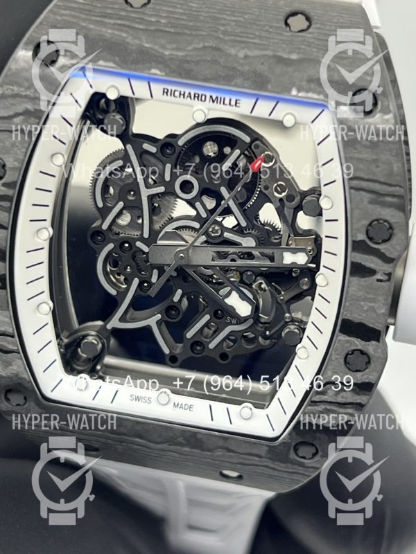 Фото 8 - Richard Mille RM 055 Carbon Black White Art 12187