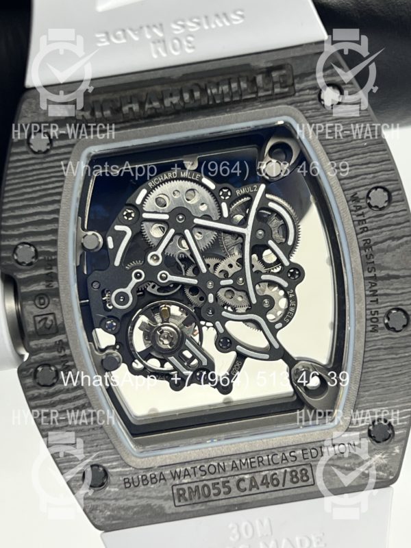 Фото 15 - Richard Mille RM 055 Carbon Black White Art 12187