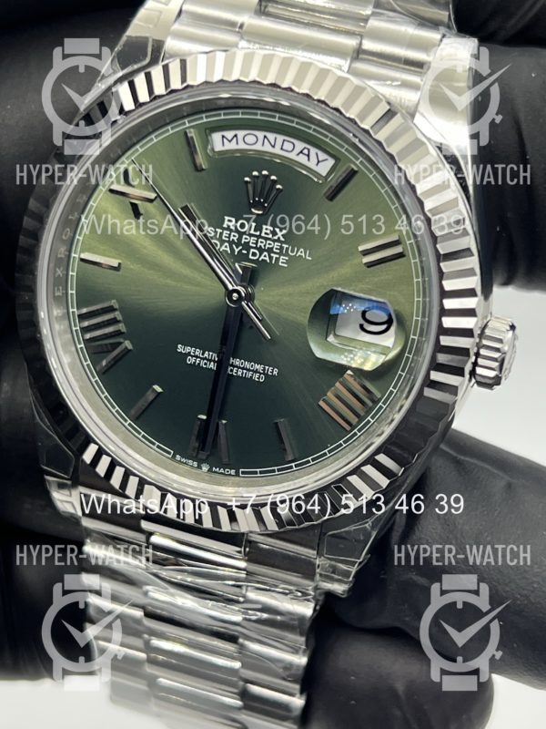 Фото 3 - Rolex Day-Date 40mm 228239-0033 Steel Green