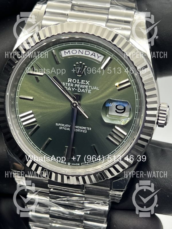 Фото 7 - Rolex Day-Date 40mm 228239-0033 Steel Green