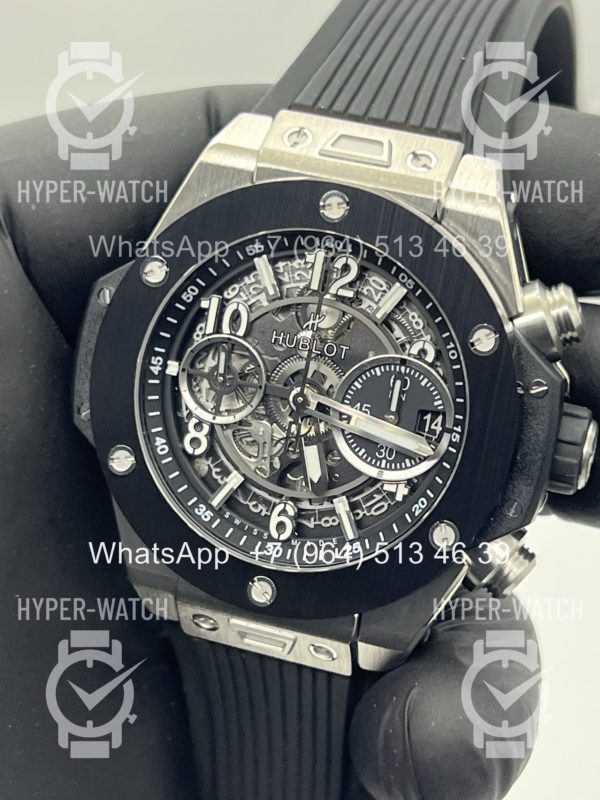 Фото 7 - Hublot Big Bang Unico 42mm 421.NM.1170.RX Black Steel
