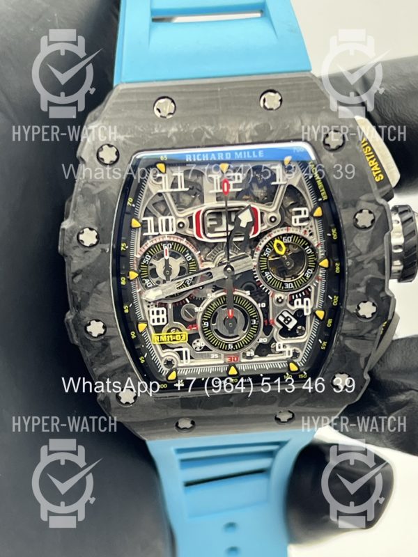 Товар Richard Mille RM 011-03 Black Blue Фото 7 - Richard Mille RM 011-03 Black Blue