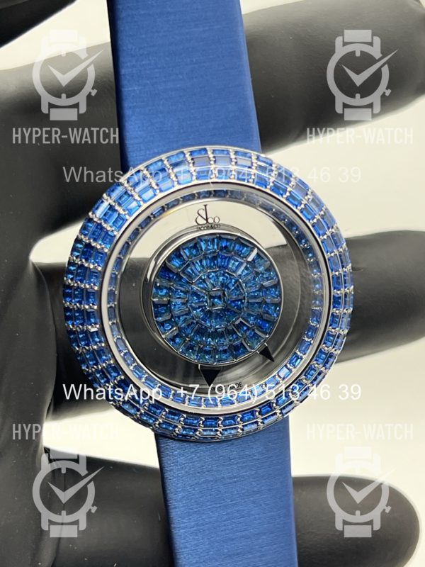 Товар Jacob & Co Brilliant Mystery Baguette All Blue Фото 3 - Jacob & Co Brilliant Mystery Baguette All Blue