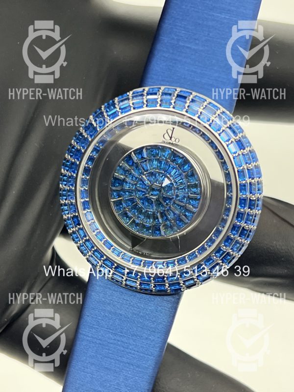 Товар Jacob & Co Brilliant Mystery Baguette All Blue Фото 4 - Jacob & Co Brilliant Mystery Baguette All Blue