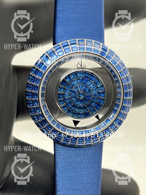 Товар Jacob & Co Brilliant Mystery Baguette All Blue Фото 7 - Jacob & Co Brilliant Mystery Baguette All Blue