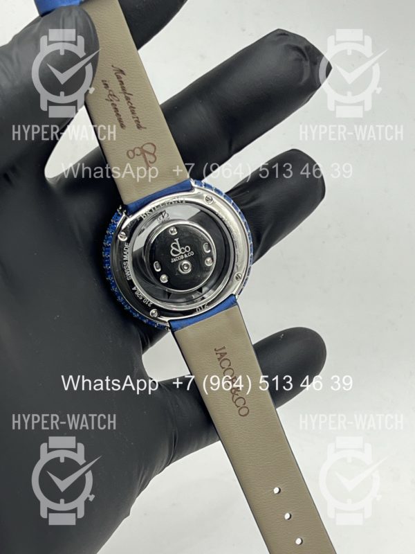 Товар Jacob & Co Brilliant Mystery Baguette All Blue Фото 15 - Jacob & Co Brilliant Mystery Baguette All Blue