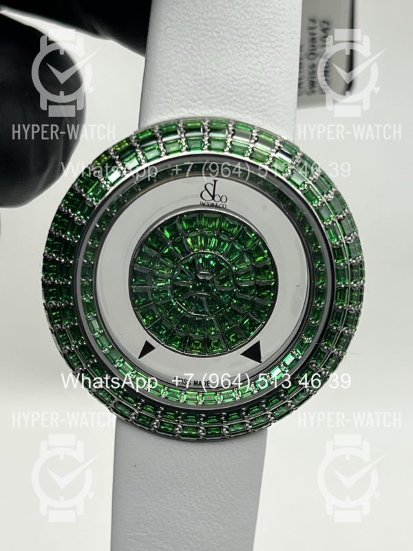 Фото 2 - Jacob & Co Brilliant Mystery Baguette Green